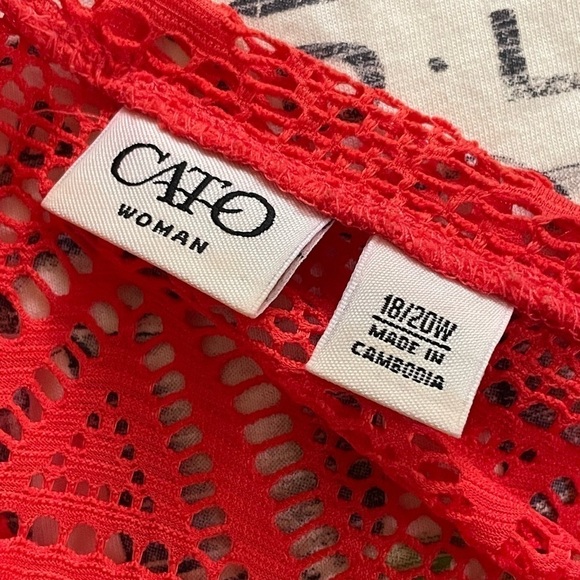 Cato Neon Swim Suit Cover Up - Picture 4 of 4